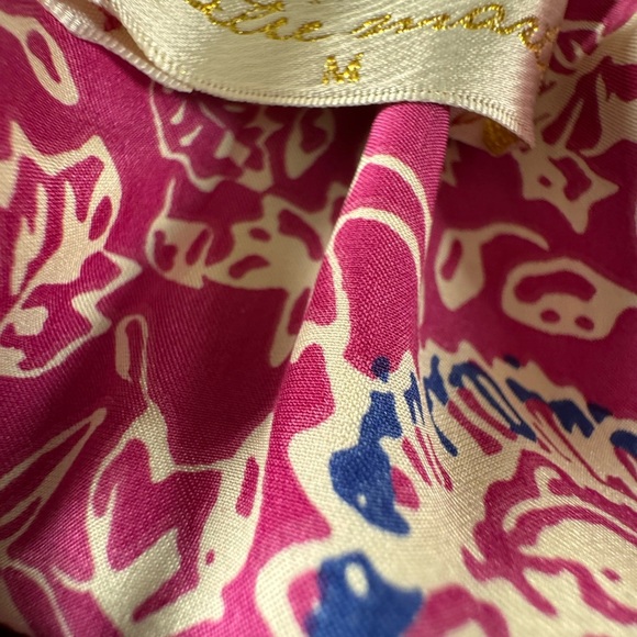 Natalie Martin Astrid Floral Print Silk  Maxi Dress Whimsical Romantic Feminine - Picture 11 of 11